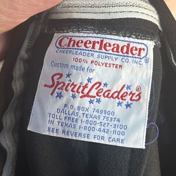 5 for $25🔥Vintage Cheerleader Spirit Leaders Black Pleated Skirt Juniors Size 9 - Picture 3 of 8